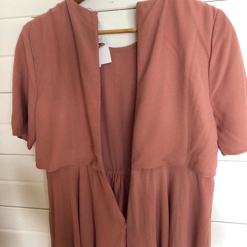 Mauve maternity/nursing dress - Picture 7 of 7
